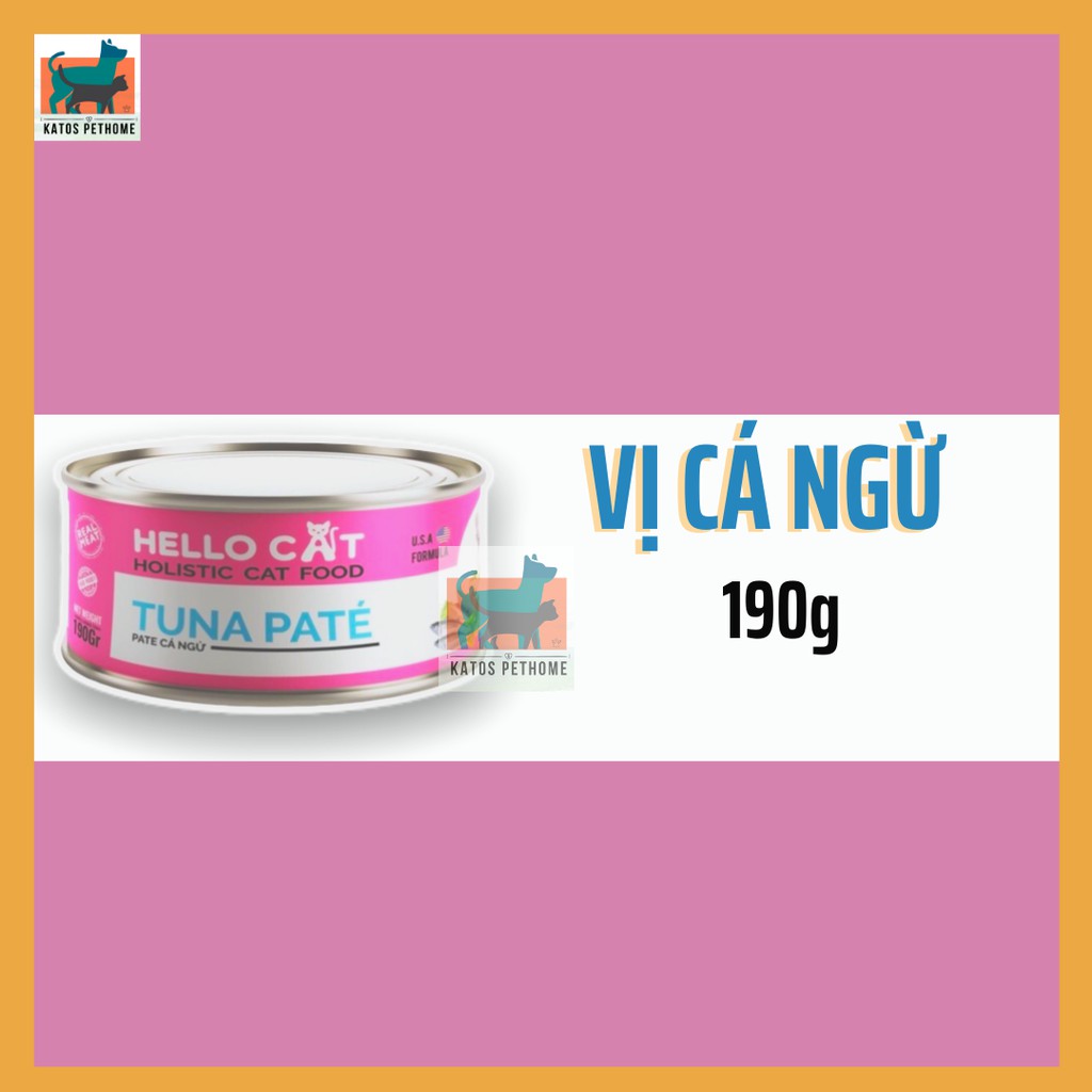 Pate Hello lon 190gr công thức Mỹ