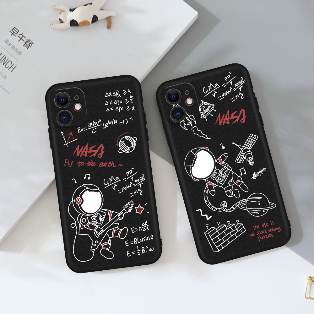 Ốp Điện Thoại In Logo NASA Cho iPhone XR X iPhone 7 Plus 8 Plus iPhone XS Max 6S 6 Plus 5 4 M016