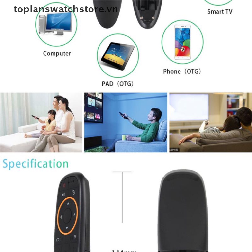 Chuột không dây Điều Khiển Bằng Giọng Nói G10S 2.4GHz
