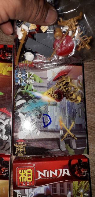 Set 8 hộp lắp ráp LegoNinjago 91040 trọn bộ