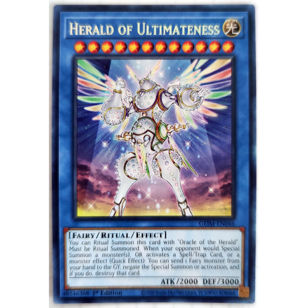 [Thẻ Yugioh] Herald of Ultimateness |EN| Rare