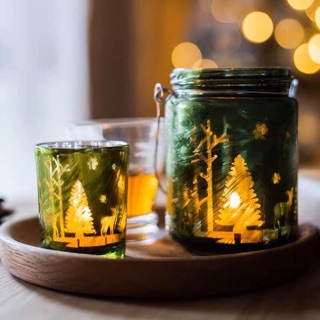 Cốc nến Noel