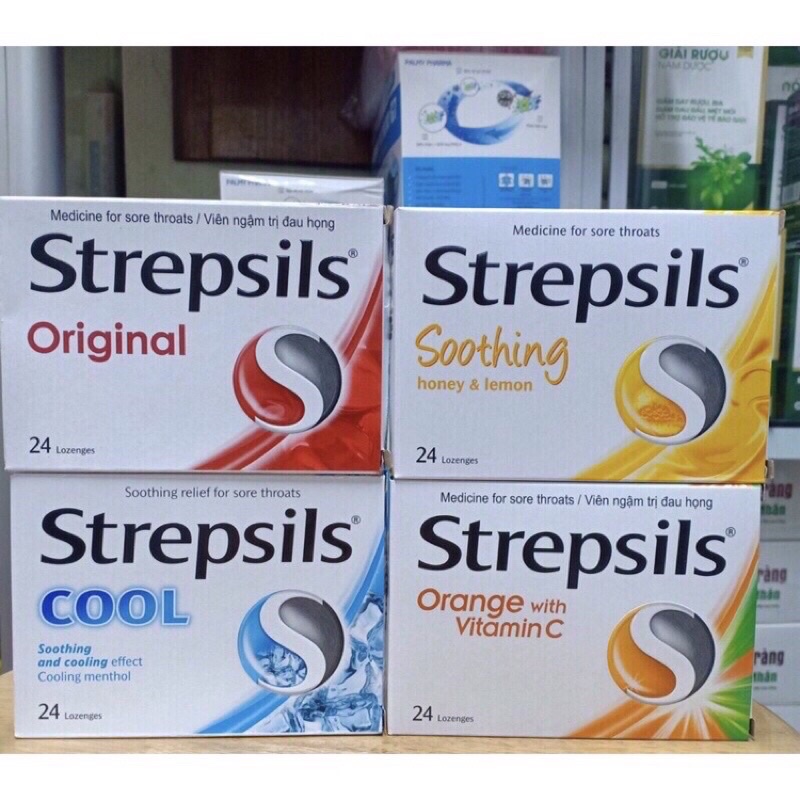 VIÊN NGẬM STREPSIL HỘP 24 V