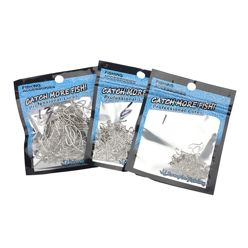 Bộ 100 Móc Câu Cá 1-10 Bằng Carbon Chất Lượng