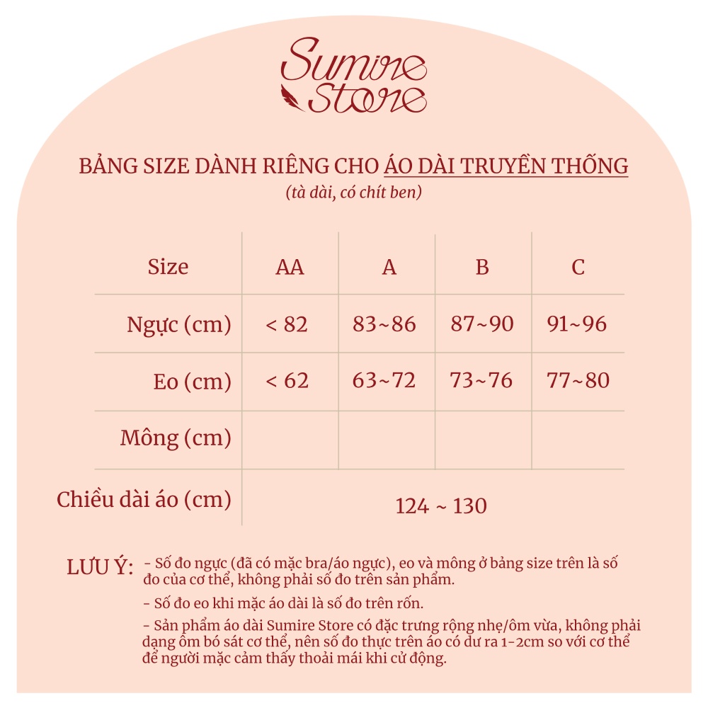 Sumire Store Áo dài Truyền thống Hoàng Kim