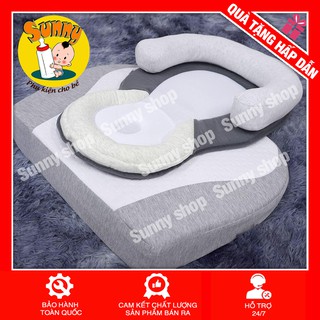 💞💞BIG SALE 💞💞BỘ GỐI +NỆM Ngủ Đúng Tư Thế Giup Bé Ngủ Ngoan 🌞 CHỐNG MÉO ĐẦU 🌞