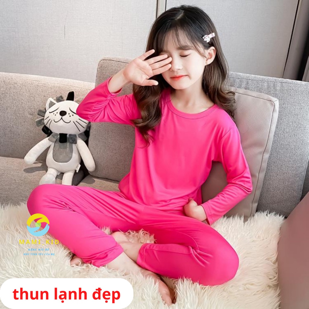 Đồ Bộ Dài Tay Thu Đông Cho Bé, Bộ Quần Áo Giữ Nhiệt tốt, cotton nỉ mềm,dày dặn,, full size đến 38kg Shop MAMIKID