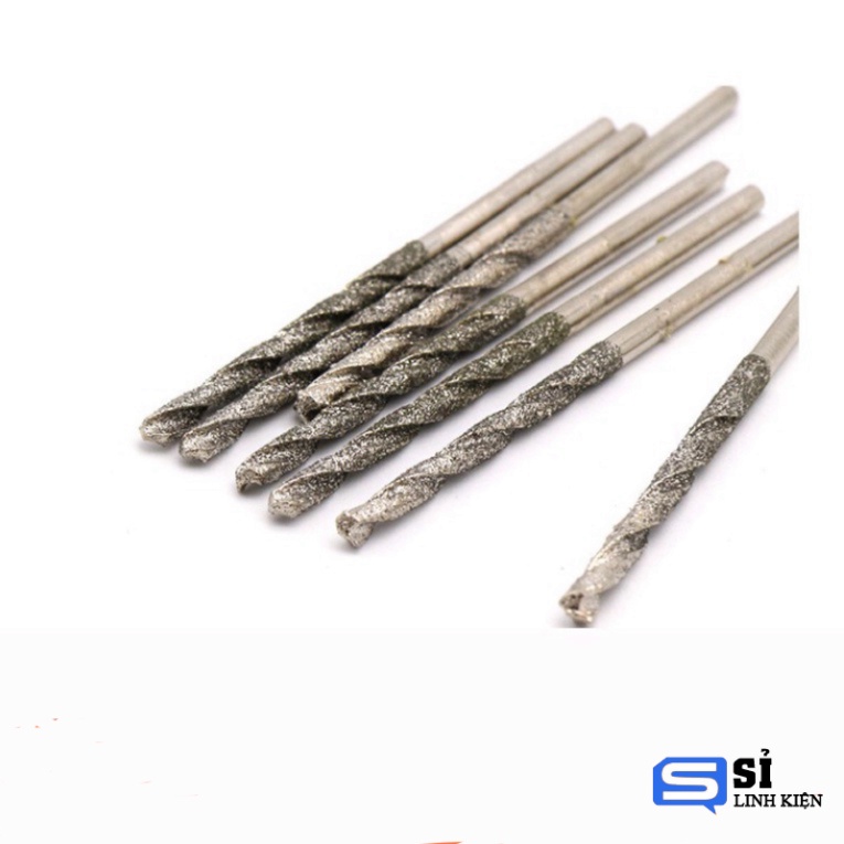 🍀FREESHIP🍀 Mũi khoan đá quý, ngọc bích, cẩm thạch dạng xoắn có nhám rubi chuyên dụng