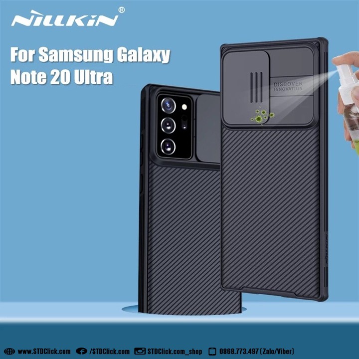 ỐP LƯNG SAMSUNG GALAXY NOTE 20 ULTRA NILLKIN CAMSHIELD PRO BẢO VỆ CAMERA CHÍNH HÃNG [NEW SALEOFF]