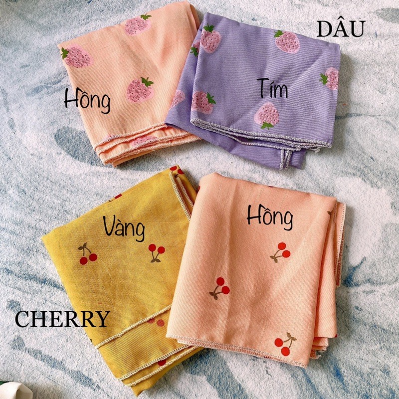 {Ảnh thật} KHĂN BANDANA TRÁI CÂY NHIỀU LOẠI, TURBAN VẢI, THỜI TRANG NỮ HOT GIÁ RẺ