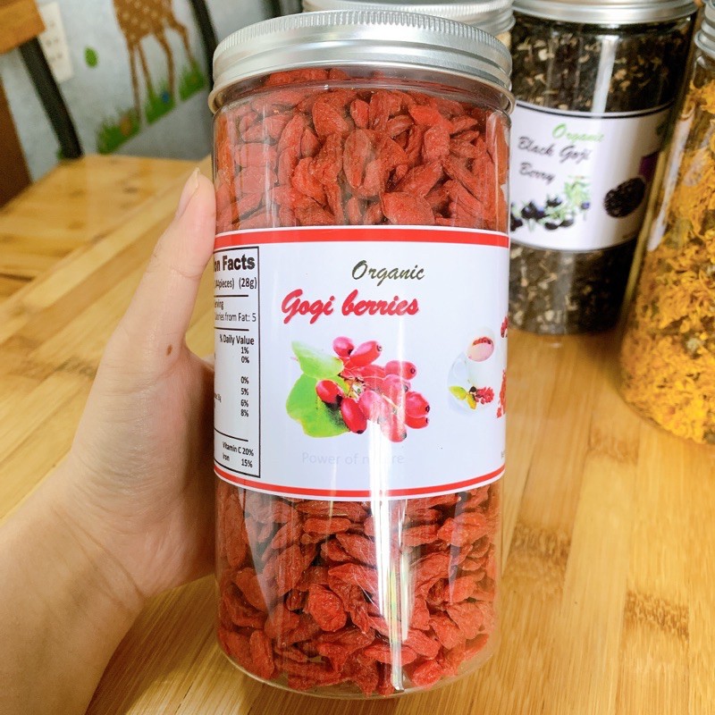 Câu kỷ tử đỏ Ninh Hạ 1kg kỷ tử đỏ hữu cơ organic loại thượng hạng - Dược Liệu Quý