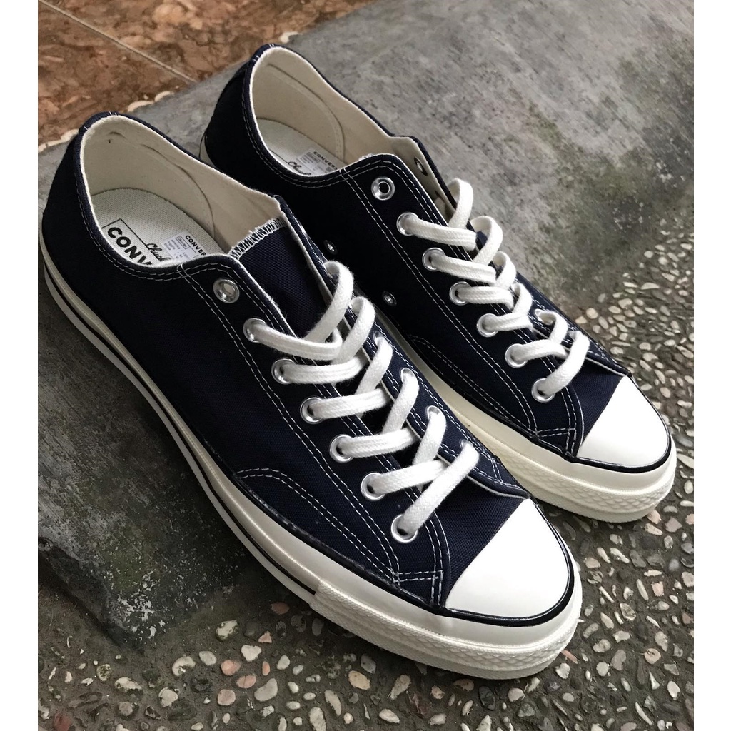 Giày Sneaker Đi Học Đi Chơi Nam Nữ Cổ Thấp CV 1970s, Giày Ulzzang Nữ Đế Bánh Mì Converse 1970s Đen Trắng Giá Rẻ G01