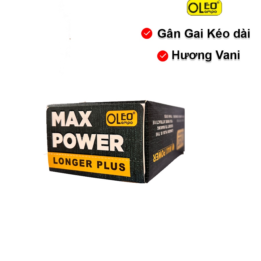 Bao cao su Gai Chống Xuất Tinh Sớm Oleo MAXPower, hàng nhập khẩu. Giúp kéo dài thời gian và tăng khoái cảm.