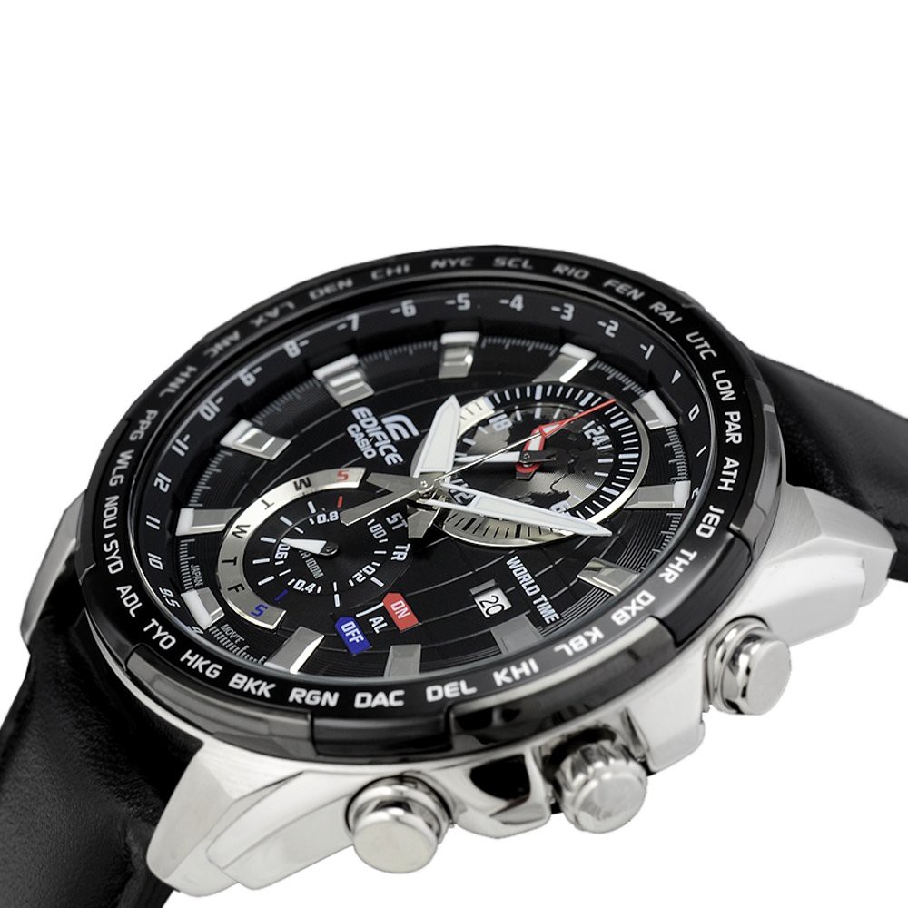 Đồng hồ nam dây da chính hãng Casio EDIFICE EFR-550L-1AVUDF