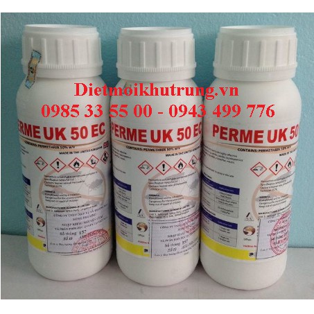 Thuốc diệt muỗi PERME UK 50EC chai 500 ml  nhập khẩu Anh Quốc