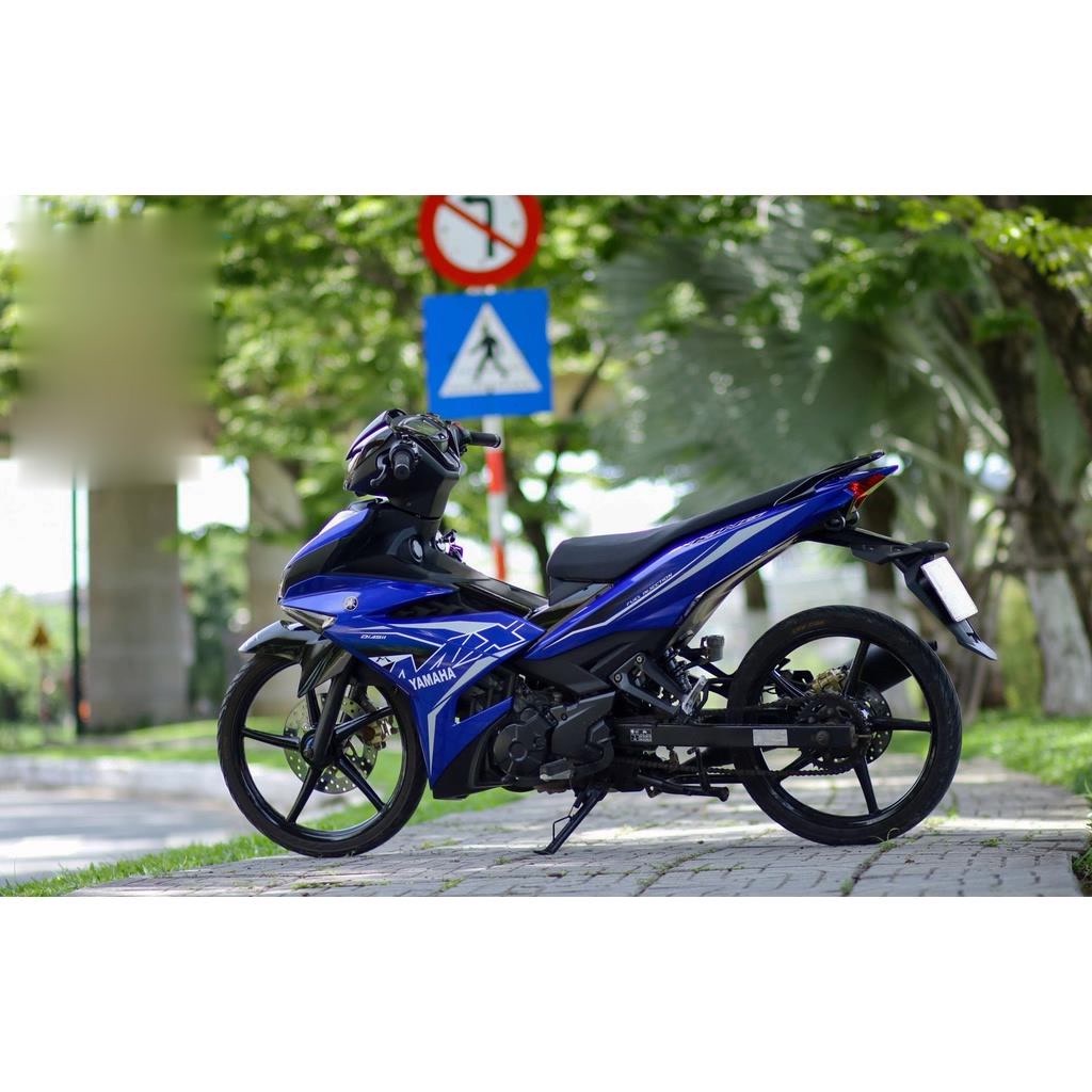 Tem Rời Dán Xe Exciter 150  Mẫu Chữ MX 2019 Xanh GP Đen Cực Chất, Hàng 3 Lớp Chất Lượng Cao Không Bay Màu .Team Decal