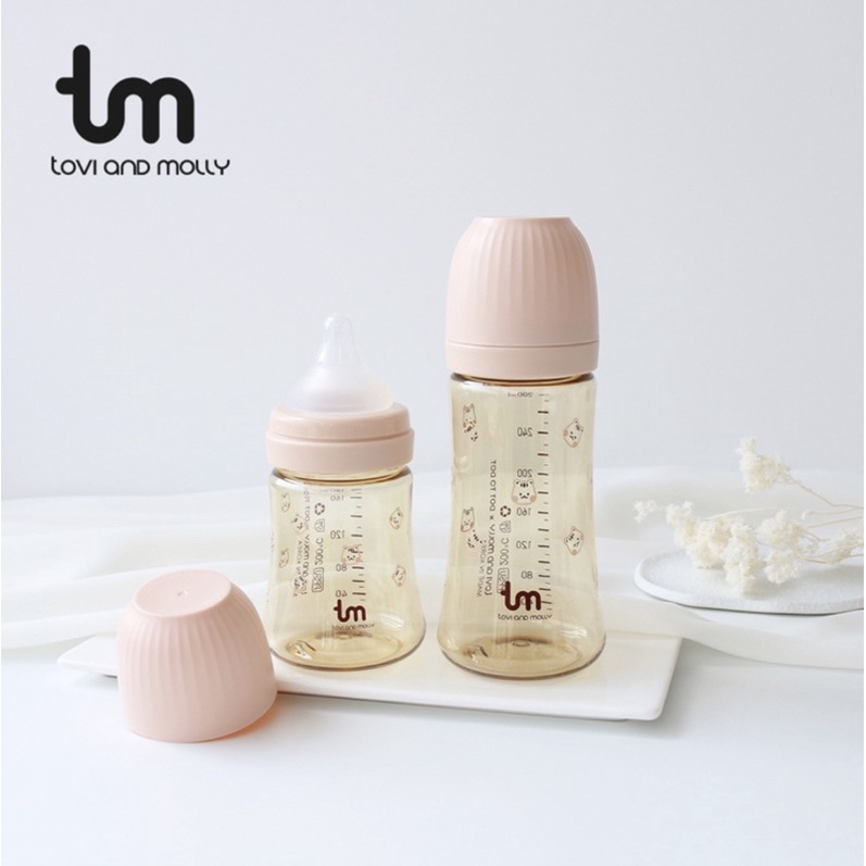 Bình sữa / Bình hút Thỏ - Sóc Tovi Molly  180ml - 280ml