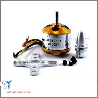Động Cơ Brushless Không Chổi Than Chế Máy Bay, Tàu Thủy A2212 2450KV