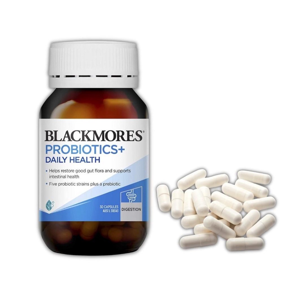 Men vi sinh Blackmores Probiotics+ Daily Health 30 viên