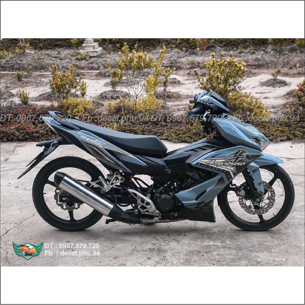 Tem Rời Winner X Hayabusa xanh xi măng (F)