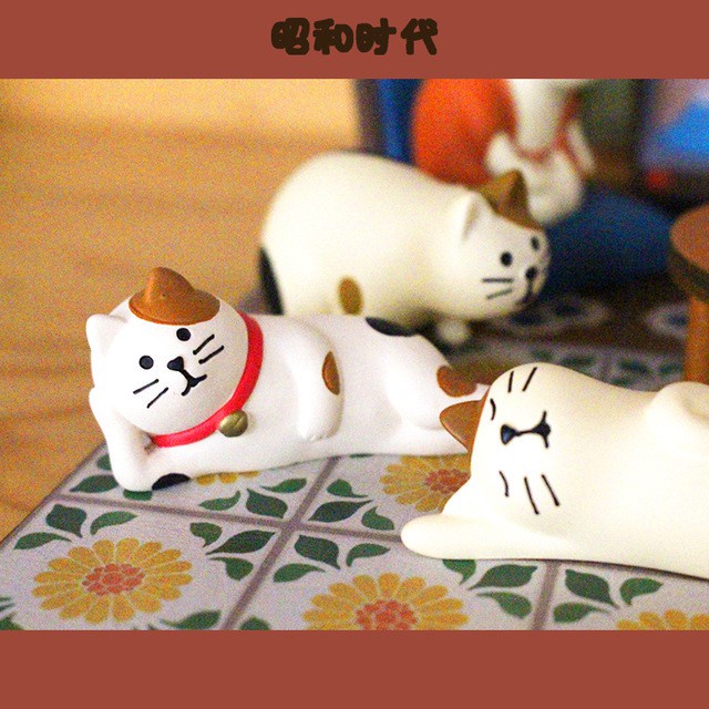 Trang Trí✿Vận Chuyển Phong Cách Nhật Bản D20-12❤Phụ Kiện Trang Trí Nhà Cửa Hình Mèo Đen Dễ Thương Bắt Mắt