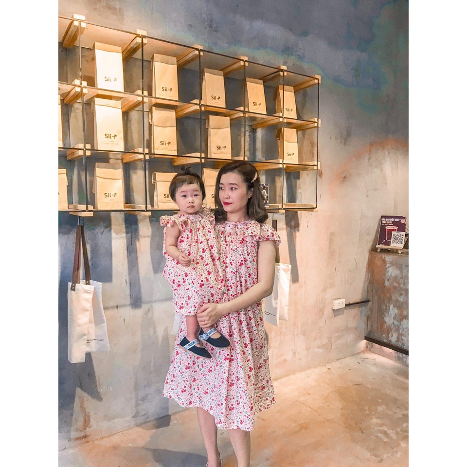 ĐẦM SMOCK ĐÔI MẸ VÀ BÉ