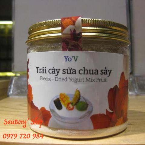 YoV Sữa Chua Sấy Vinamit vị Trái Cây 60g ( hũ )