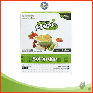 Bột ăn dặm Mabu 400g 4M+