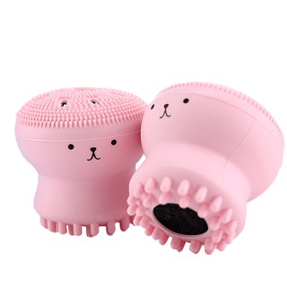 Cọ rửa mặt và massage bạch tuộc jellyfish silicon