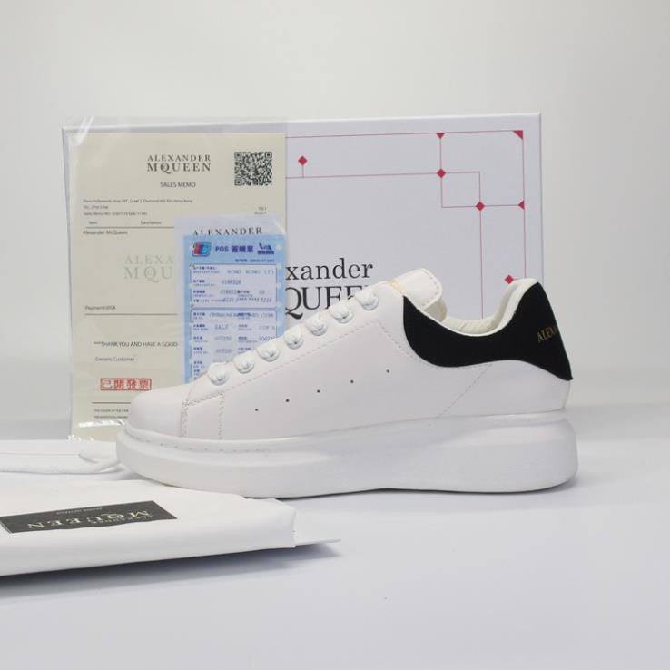 🔥Giày thể thao sneaker🔥 MCQ trắng gót đen full box cao cấp | BigBuy360 - bigbuy360.vn