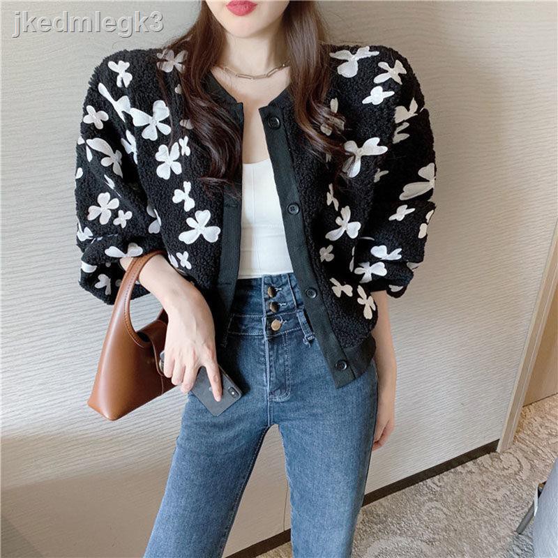 áo thun2021 Áo phông len cardigan nữ cỡ lớn phiên bản Hàn Quốc mới chui đầu kết hợp tất cả các mùa xuân, hạ, thu,