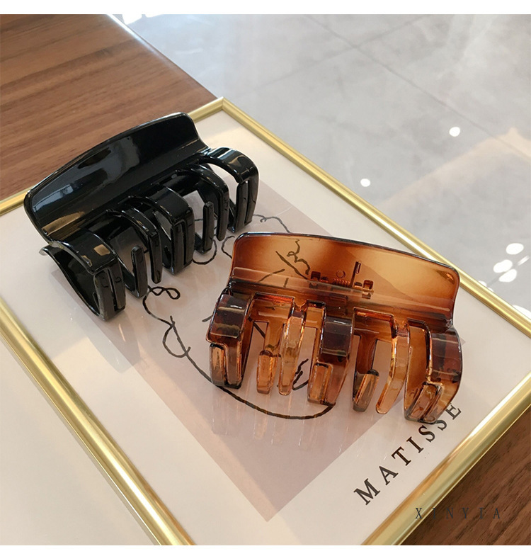 Kẹp Tóc Acetate Nhiều Màu Tùy Chọn Phong Cách Hàn Quốc Thời Trang