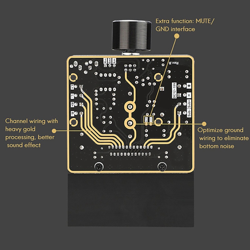 Mô Đun Khuếch Đại Âm Thanh TDA7850 Đầu Vào 3.5mm / 3p-2.54mm