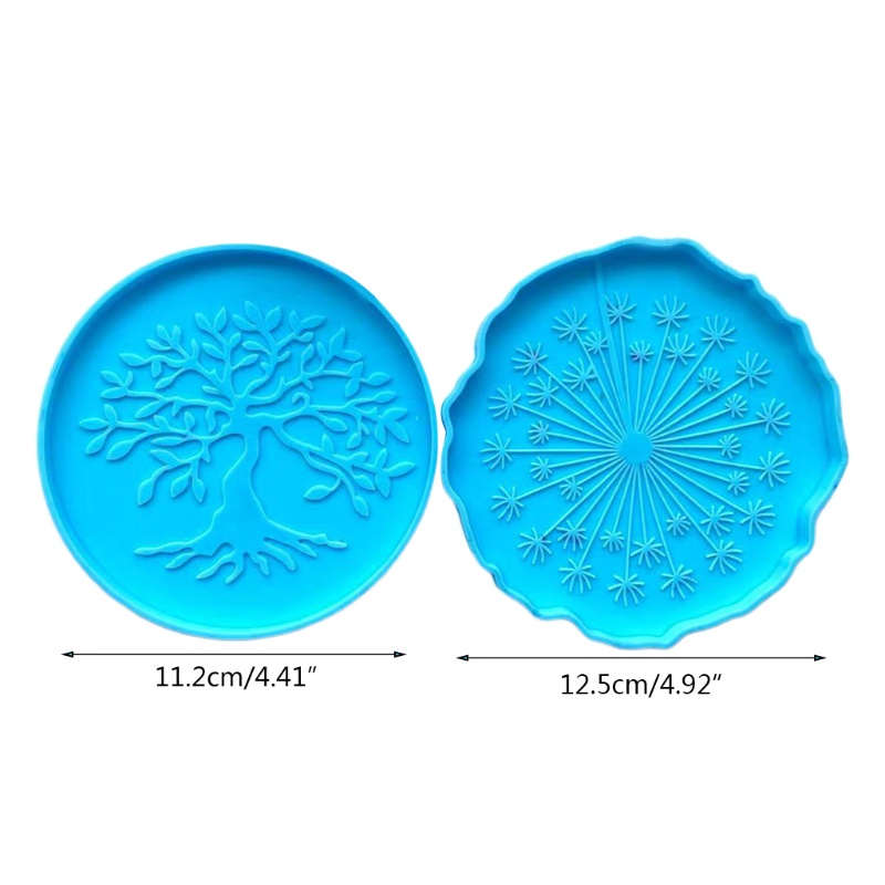 Khuôn Silicone Làm Đế Lót Ly Hình Hoa Bồ Công Anh