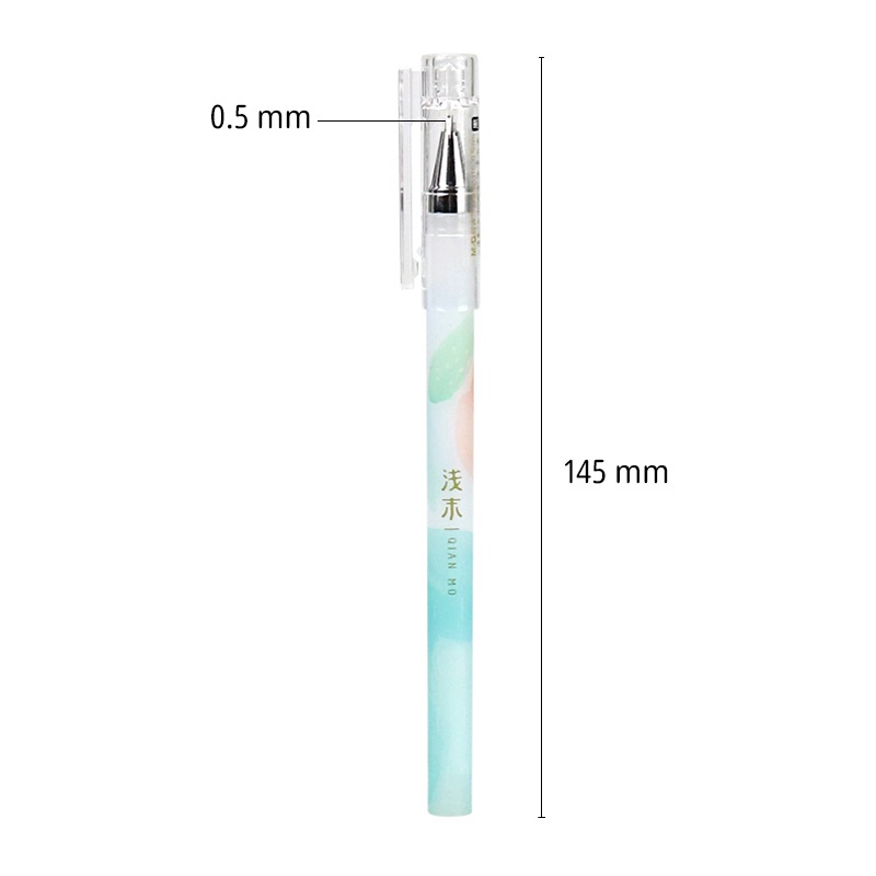 Bút Bi Mực Đen Ngòi 0.5mm Thiết Kế Đơn Giản Dễ Thương Cho Học Sinh