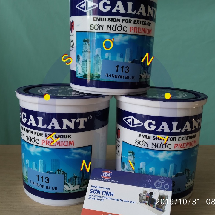 Sơn nước ngoại thất Galant màu xanh dương 113 800ml