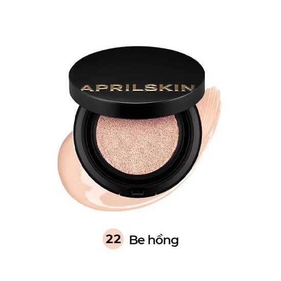 Phấn nước trang điểm April Skin Black Magic Snow Hàn Quốc 15g