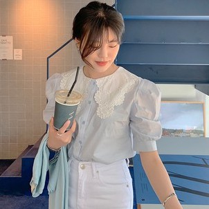 Áo Sơ Mi Hoa Ngắn Tay Cổ Bẻ Thời Trang Mùa Hè Mới 2021