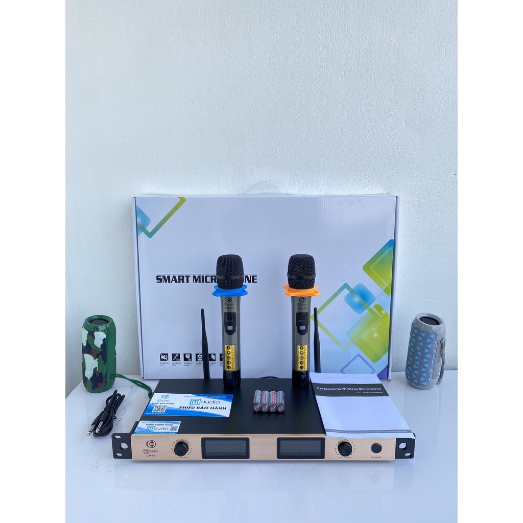 Micoro không dây cm-66 nhập khẩu japan,tặng kèm bộ sạc pin và 4 quả pin sạc 1200mah