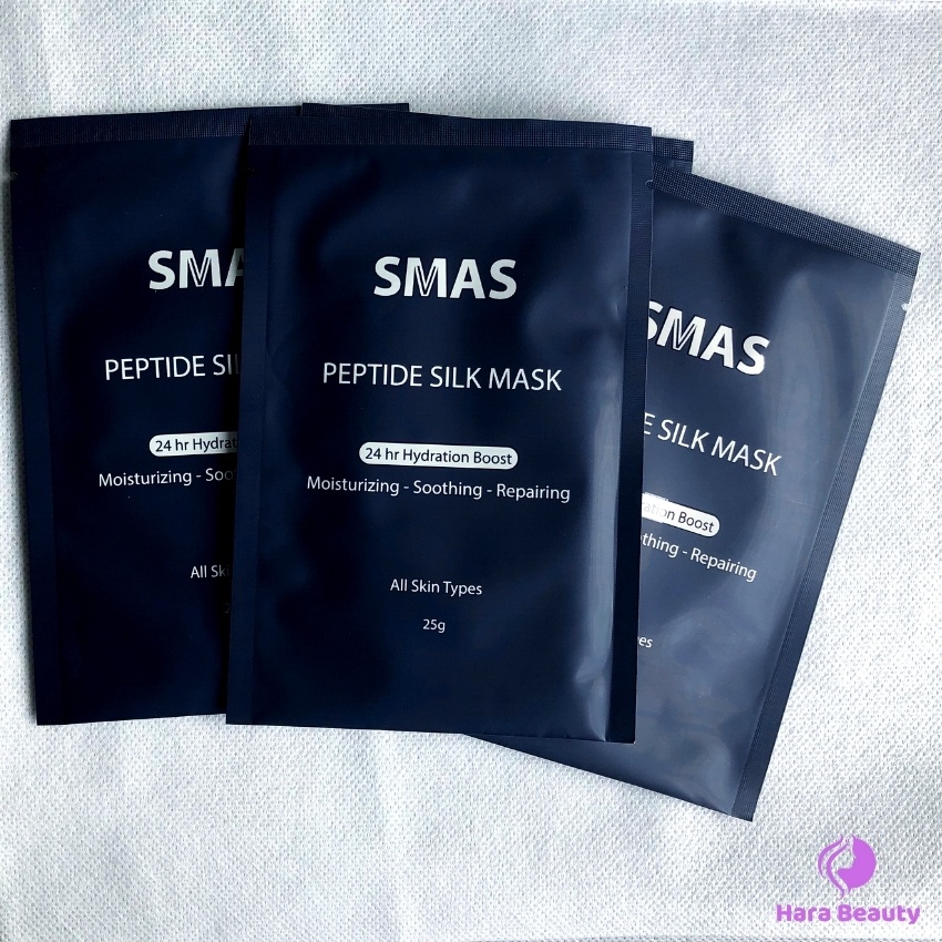 Mặt nạ SMAS Nhật Bản, mặt nạ dưỡng da Peptide Silk Mask giúp phục hồi trắng da HARA BEAUTY