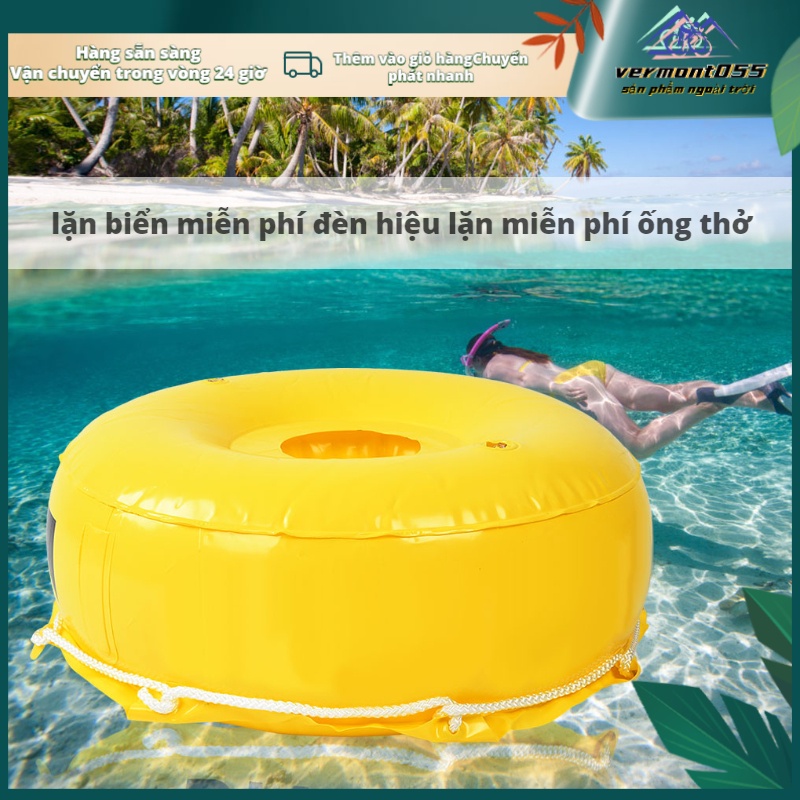 Hàng Hot  Phao tín hiệu biển tự do di động màu vàng  Vermont055  Hàng giao ngay