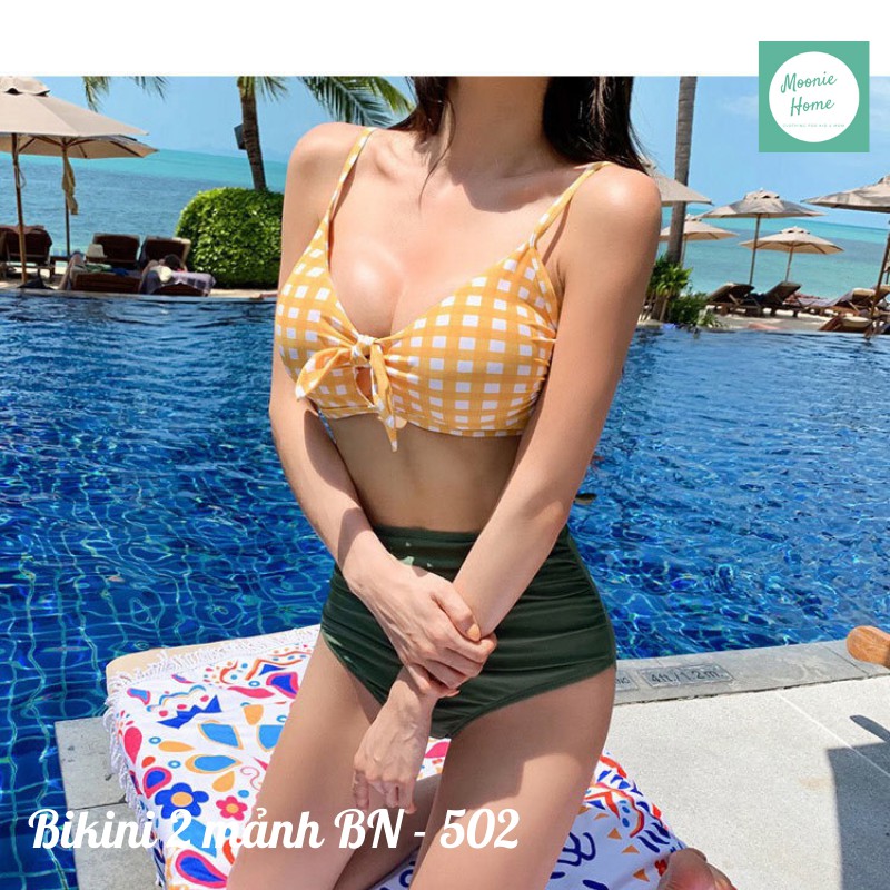 Đồ Bơi Nữ, Bikini 2 Mảnh Trẻ Trung Siêu Hot Mã BN - 502 (Ảnh thật)