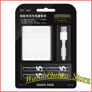 Bộ sạc pin AA/AAA Xiaomi PB401 kèm Pin sạc AA Xiaomi Zi5
