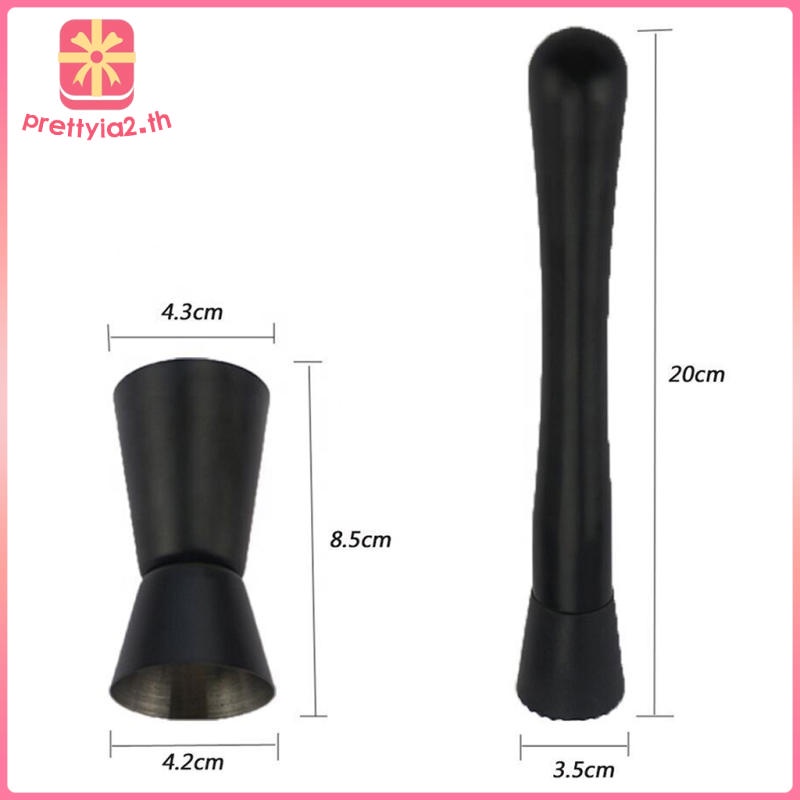 8 CÁI Thép không gỉ 15 / 30ml Jigger Home Drink Shaker