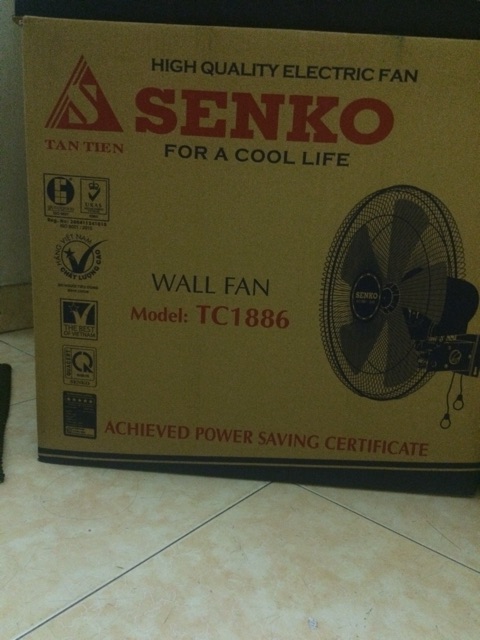 ĐẶT QUẠT NHẬN TRONG NGÀY: Quạt treo Senko TC1886