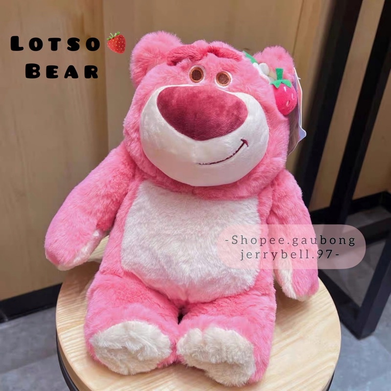 Gấu bông thơm dâu tây Lotso Toy Story3 Disney chính hãng Potdemiel 2022 Thơm Strawberry cao cấp