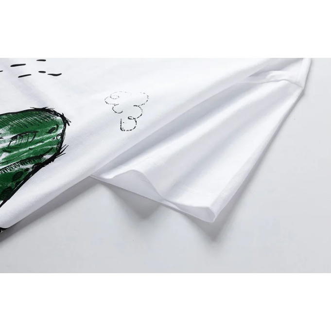 Áo Thun Tay Ngắn Cổ Tròn Dáng Rộng Chất Liệu cotton In Họa Tiết Độc Đáo Thời Trang Mùa Hè Mới Cho Nam