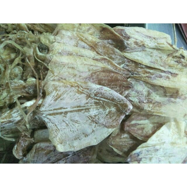 1 con mực khô Miên Trung y hình. Khô mực. Mực