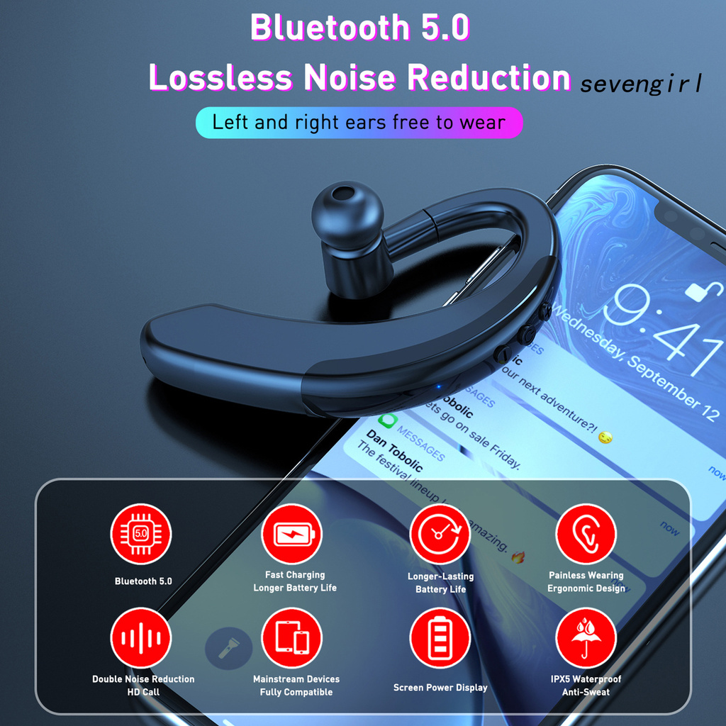 Tai Nghe Sev-1Pc Y10 Kết Nối Bluetooth 5.0 Âm Thanh Stereo Sống Động