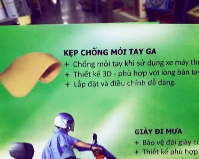 Kẹp chống mỏi tay ga